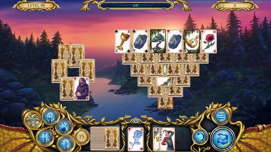 Скриншот 3 из Solitaire. Dragon Light