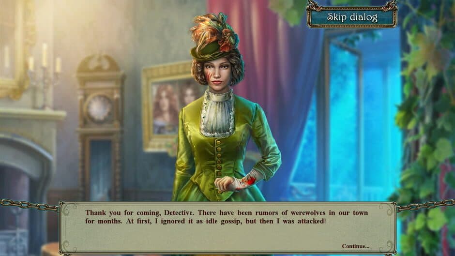 Скриншот 2 из Shadow Wolf Mysteries: Under the Crimson Moon - Collector's Edition