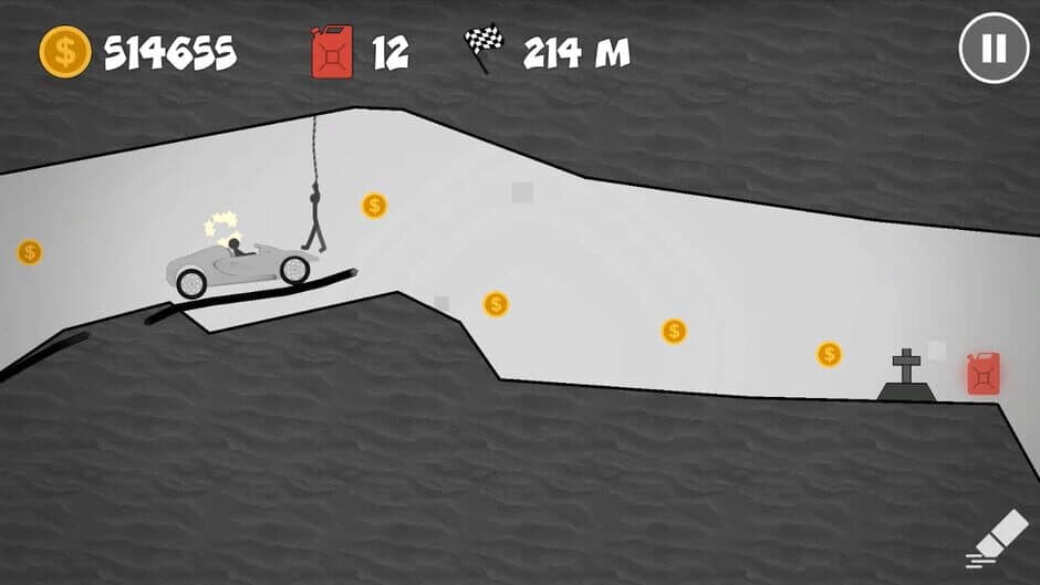 Скриншот 3 из Stickman Racer Road Draw 2