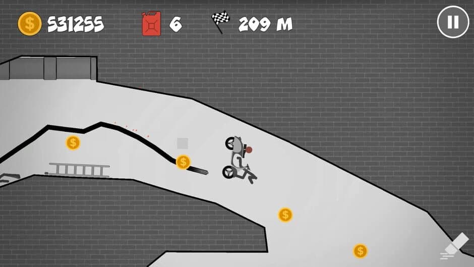 Скриншот 6 из Stickman Racer Road Draw 2