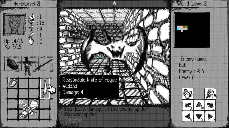 Скриншот 6 из Drawngeon: Dungeons of Ink and Paper