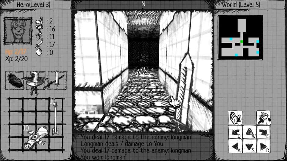 Скриншот 3 из Drawngeon: Dungeons of Ink and Paper