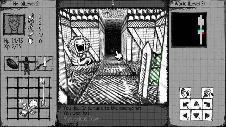 Скриншот 5 из Drawngeon: Dungeons of Ink and Paper