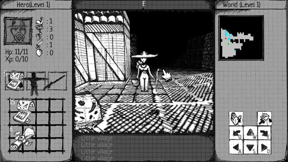 Скриншот 2 из Drawngeon: Dungeons of Ink and Paper