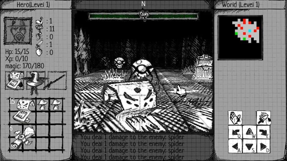 Скриншот 7 из Drawngeon: Dungeons of Ink and Paper