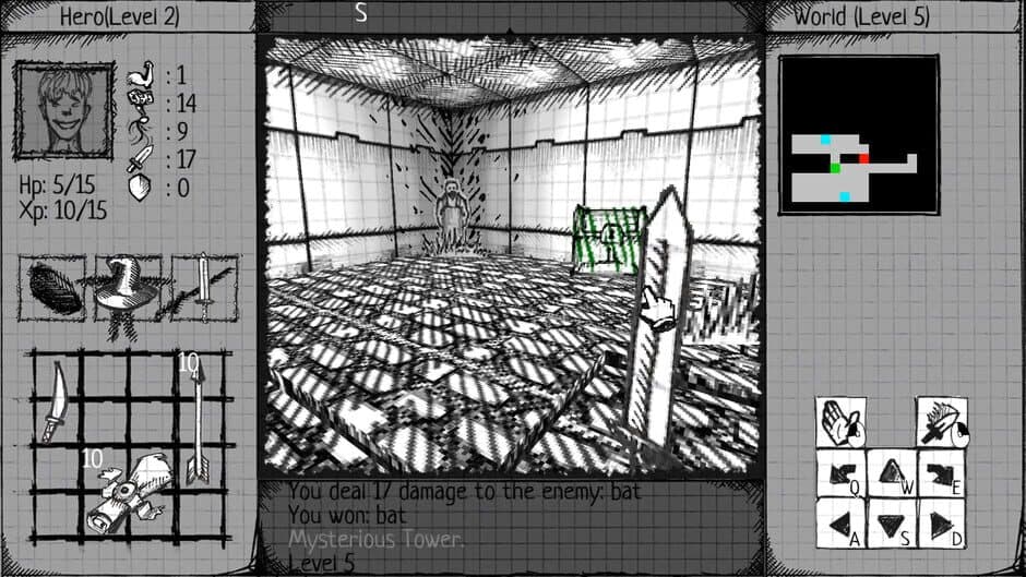 Скриншот 10 из Drawngeon: Dungeons of Ink and Paper