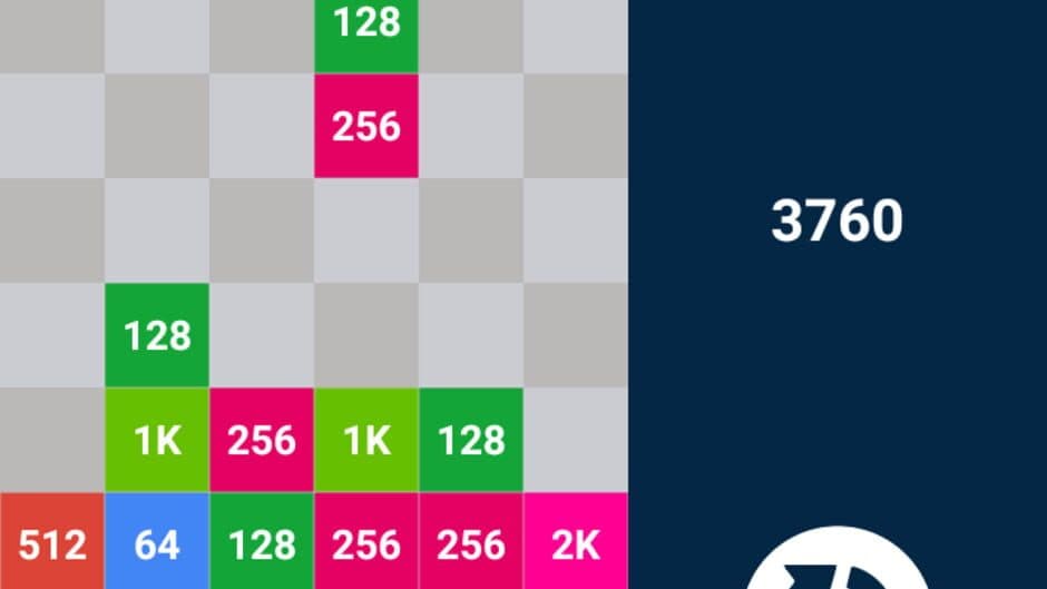 Скриншот 1 из Columns 2048: Match 3 Numbers