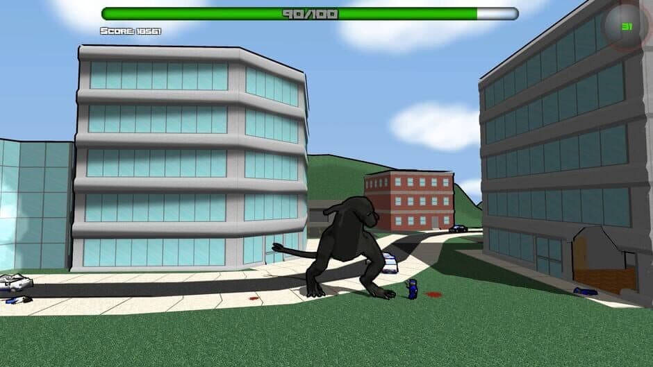 Скриншот 2 из Attack of the Giant Mutant Lizard
