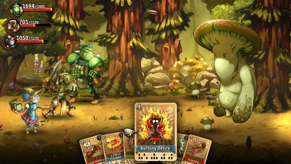 Скриншот 1 из SteamWorld Quest: Hand of Gilgamech