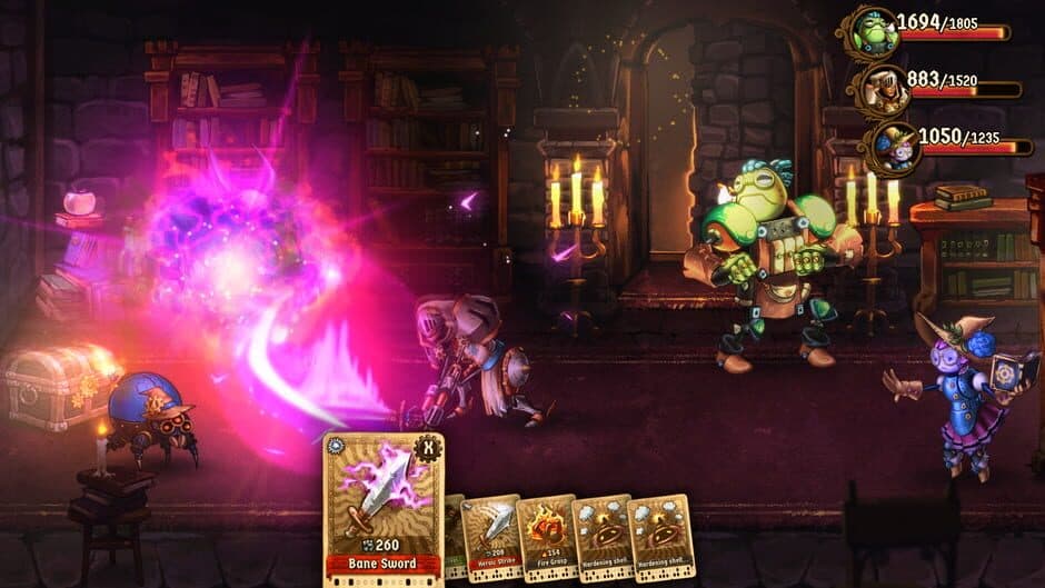 Скриншот 2 из SteamWorld Quest: Hand of Gilgamech