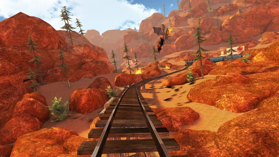 Скриншот 1 из Dragon Roller Coaster VR