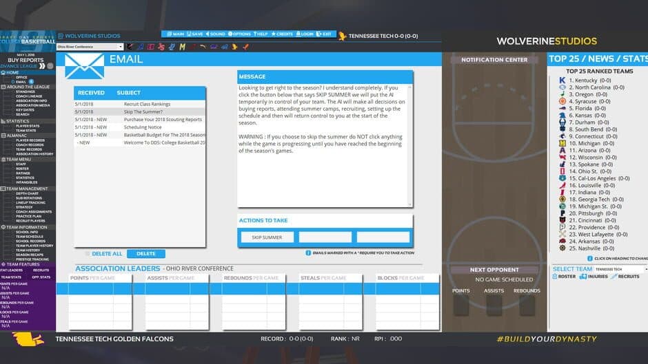 Скриншот 8 из Draft Day Sports: College Basketball 2019