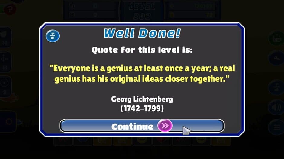 Скриншот 1 из Quotes Quest - Match 3