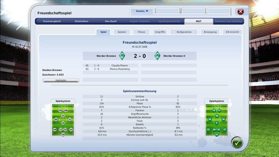 Скриншот 2 из FIFA Manager 09