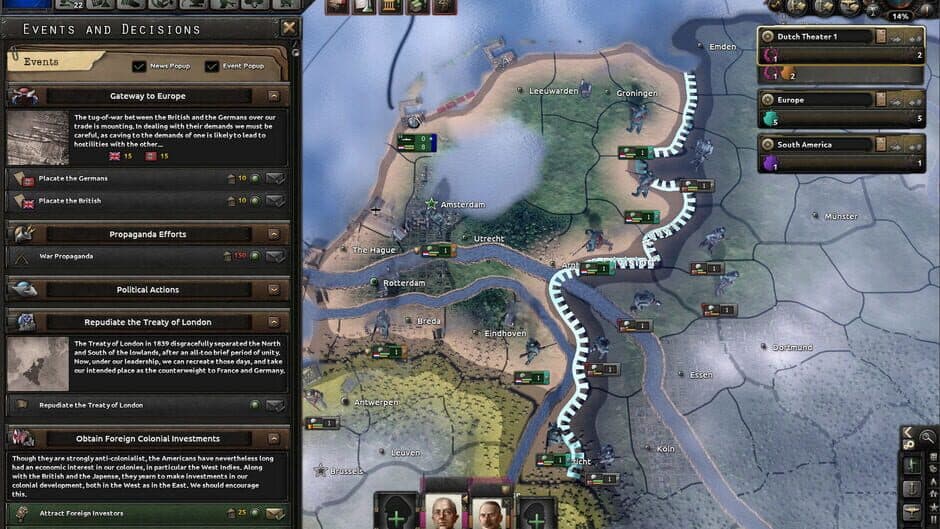 Скриншот 3 из Hearts of Iron IV: Man the Guns