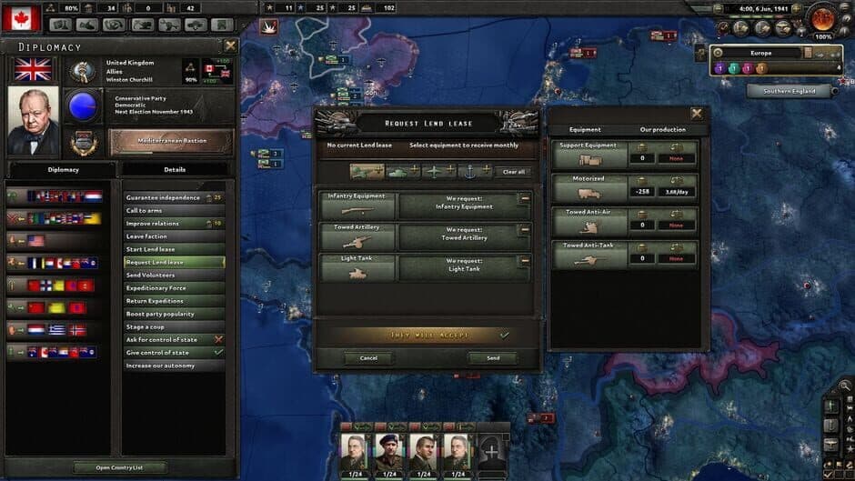 Скриншот 5 из Hearts of Iron IV: Together for Victory