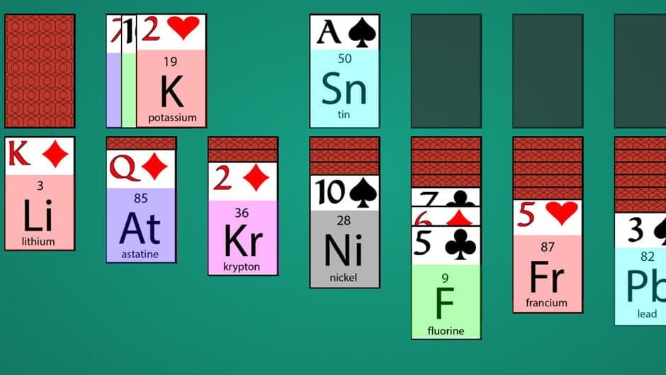 Скриншот 2 из Solitaire: Learn Chemistry!