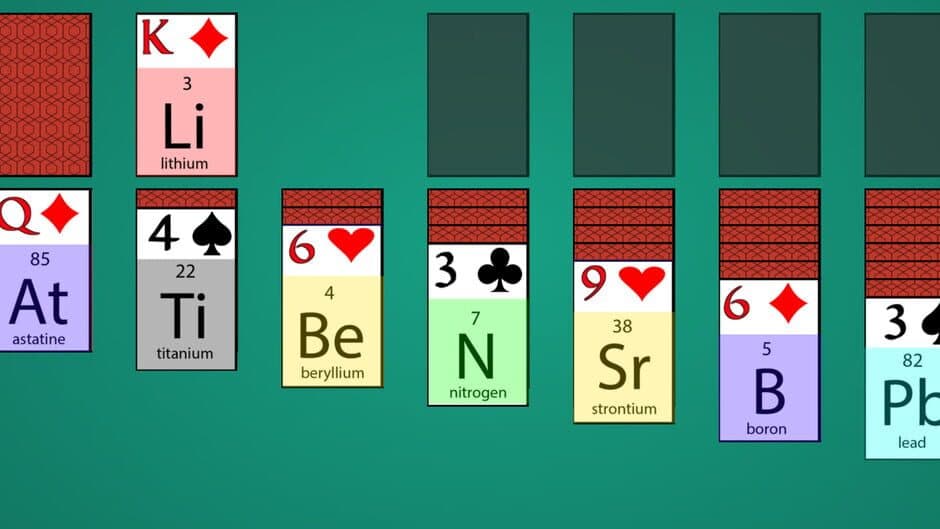 Скриншот 1 из Solitaire: Learn Chemistry!