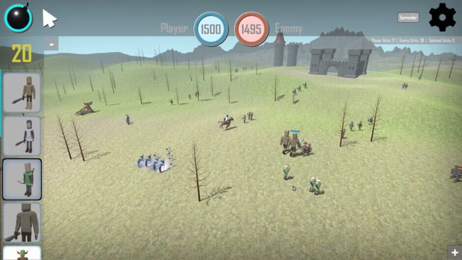 Скриншот 1 из Fall of castles - Battle Simulator