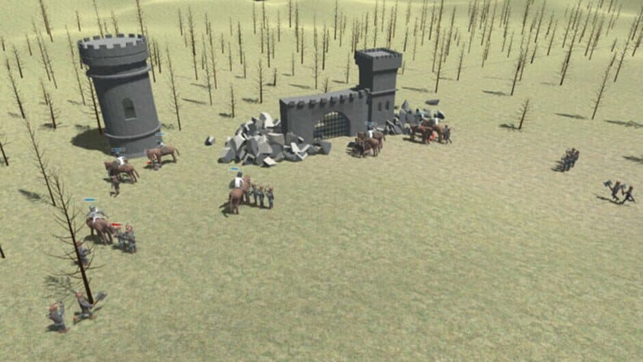 Скриншот 4 из Fall of castles - Battle Simulator