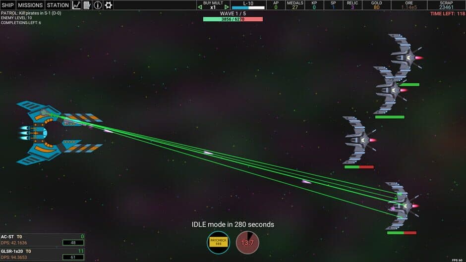 Скриншот 11 из Idle Space Raider
