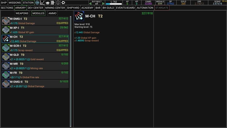 Скриншот 2 из Idle Space Raider