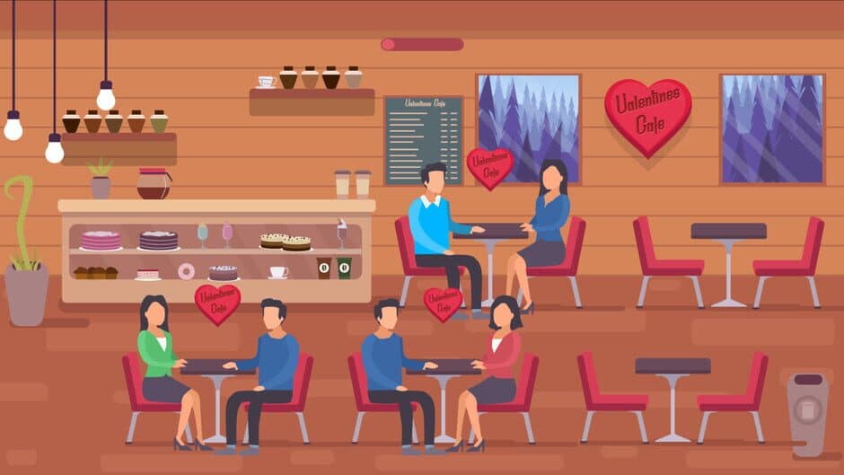 Скриншот 1 из Valentines Cafe