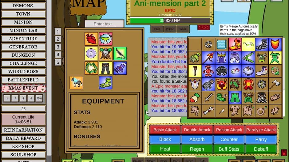 Скриншот 3 из Wizard and Minion Idle