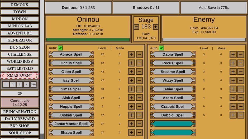 Скриншот 12 из Wizard and Minion Idle