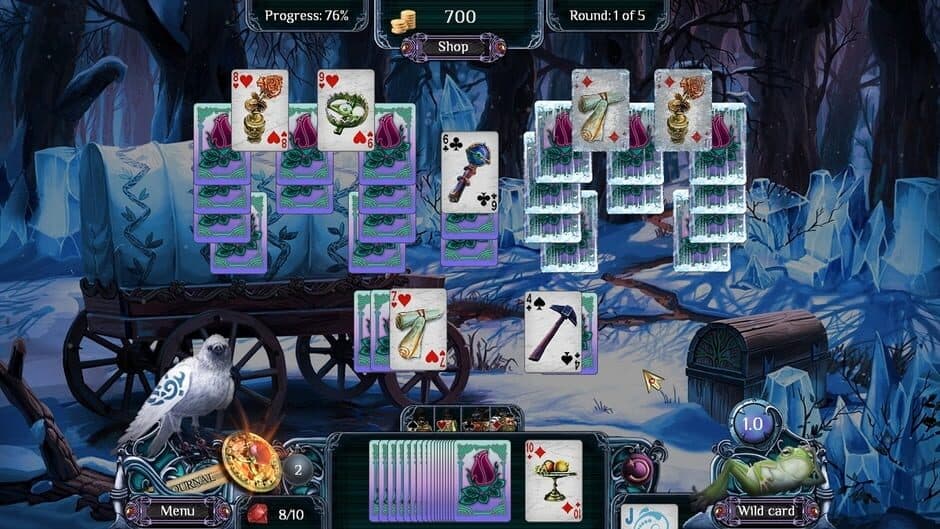 Скриншот 2 из Winter Solitaire