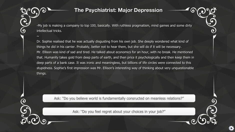 Скриншот 2 из The Psychiatrist: Major Depression