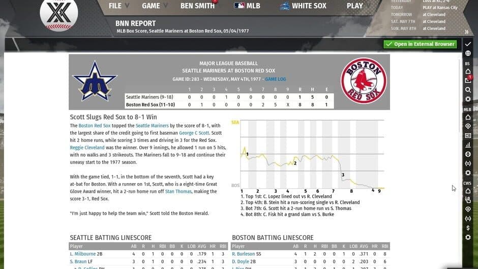 Скриншот 2 из Out of the Park Baseball 20