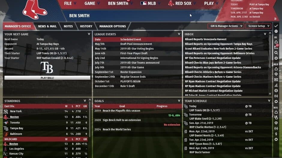 Скриншот 4 из Out of the Park Baseball 20