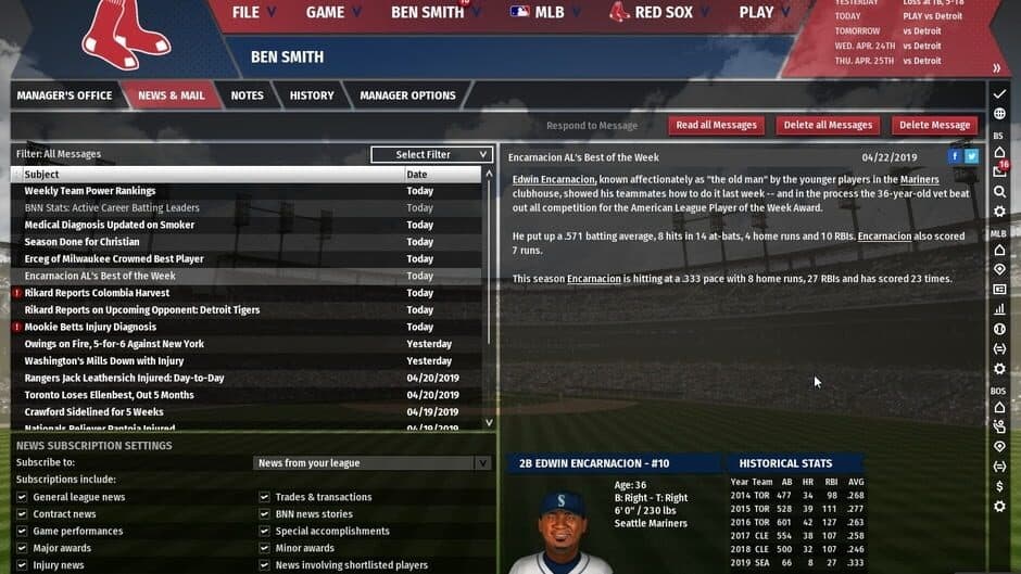 Скриншот 6 из Out of the Park Baseball 20