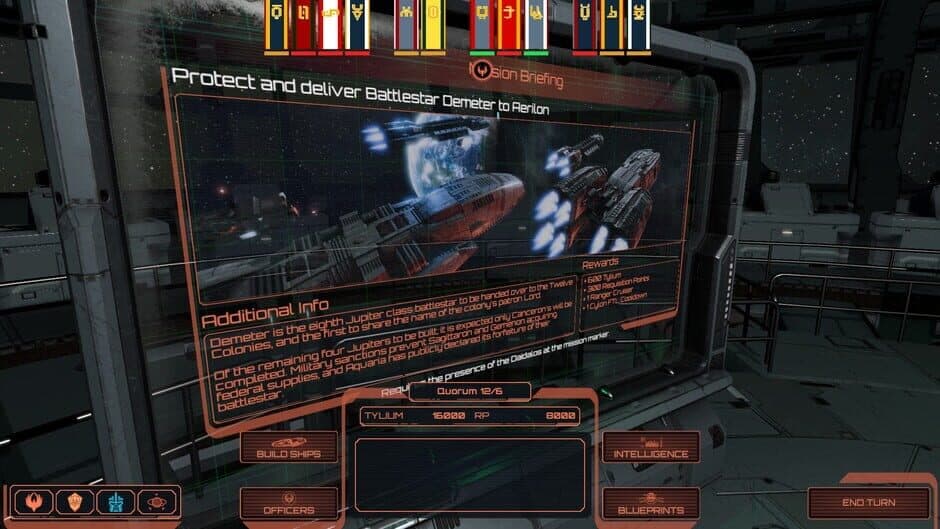 Скриншот 2 из Battlestar Galactica Deadlock: Sin and Sacrifice