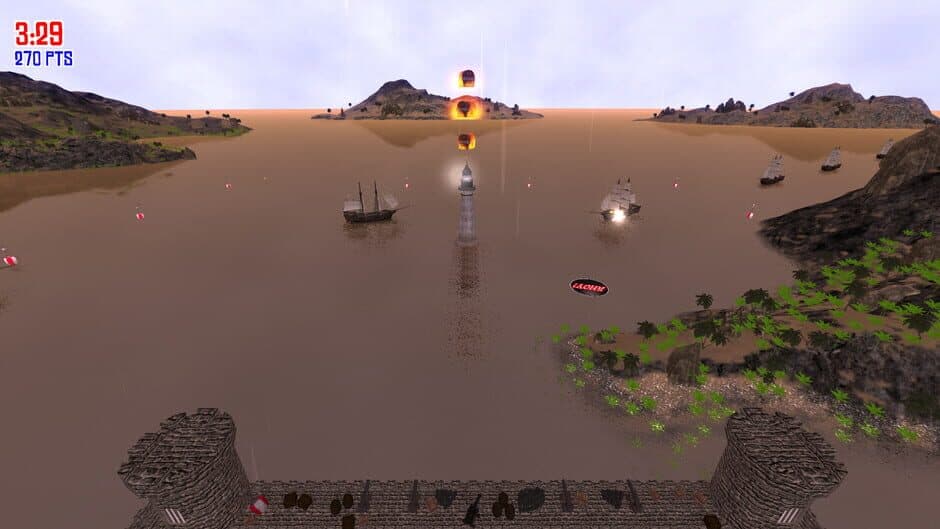 Скриншот 7 из Pirate Cannons Ahoy!