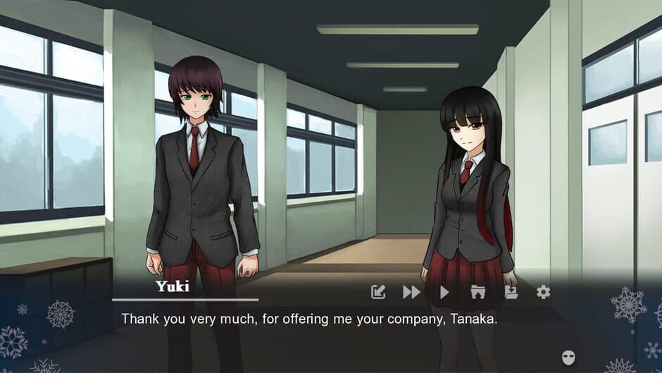 Скриншот 1 из Winter's Empty Mask - Visual novel