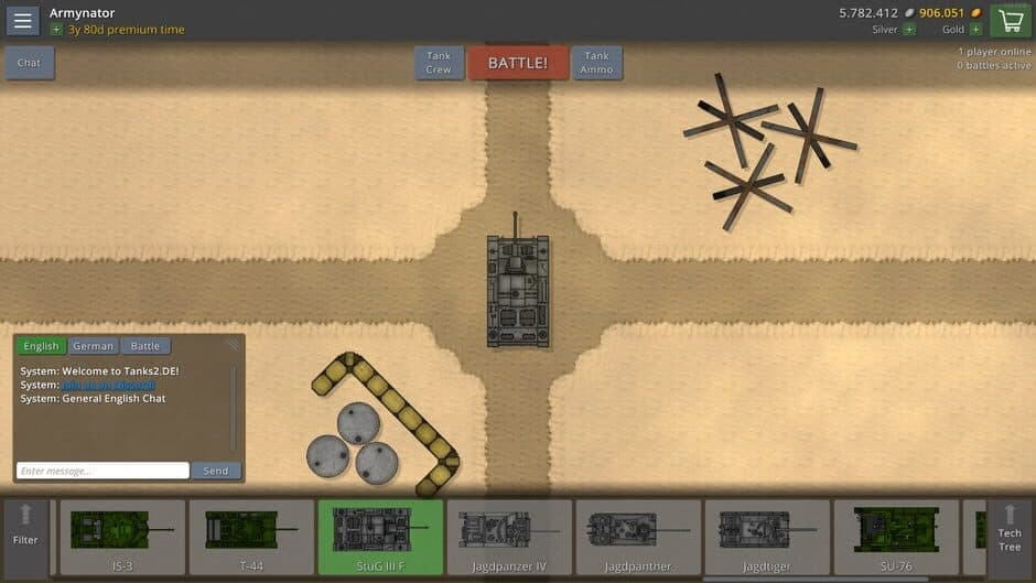 Скриншот 1 из Tanks2.DE