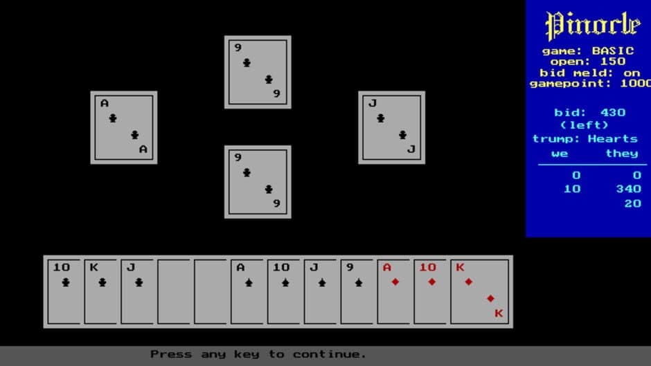 Скриншот 1 из Pinocle Games
