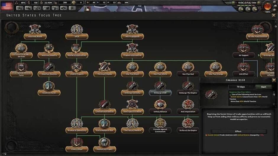 Скриншот 2 из Hearts of Iron IV: Cadet Edition