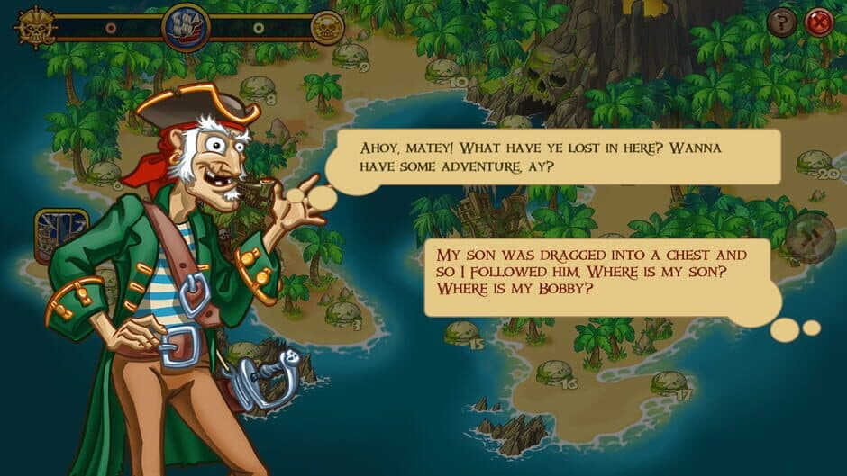 Скриншот 7 из Match Three Pirates! Heir to Davy Jones
