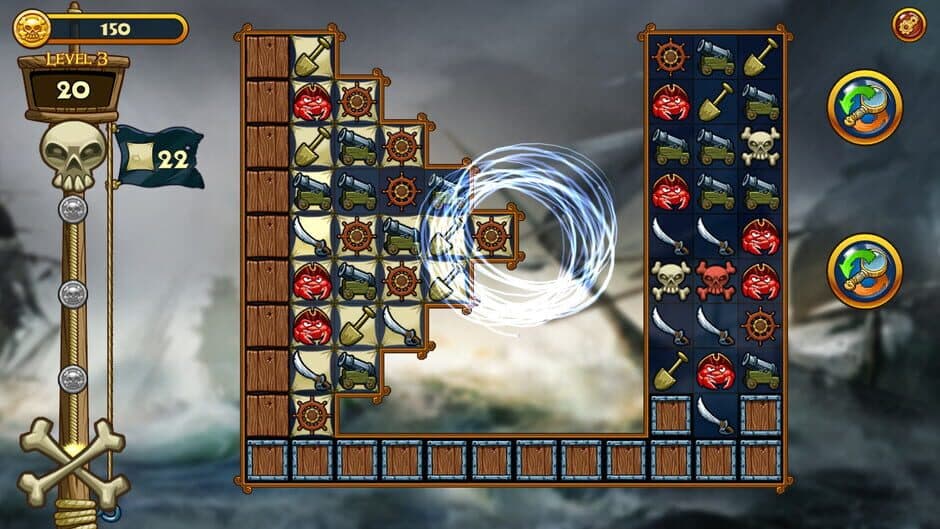 Скриншот 4 из Match Three Pirates! Heir to Davy Jones