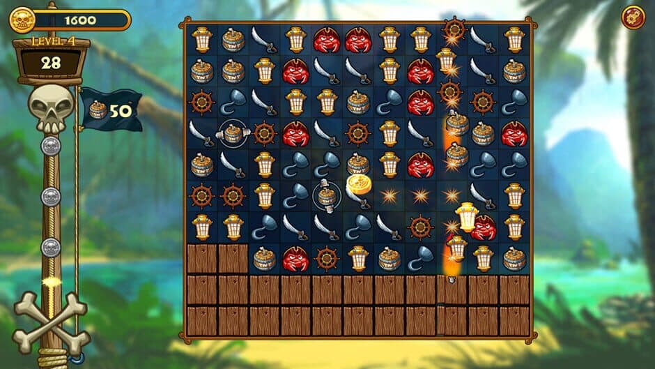 Скриншот 6 из Match Three Pirates! Heir to Davy Jones