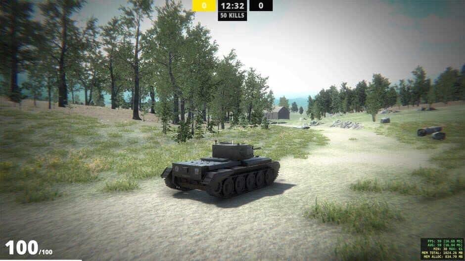 Скриншот 2 из Aussie Battler Tanks