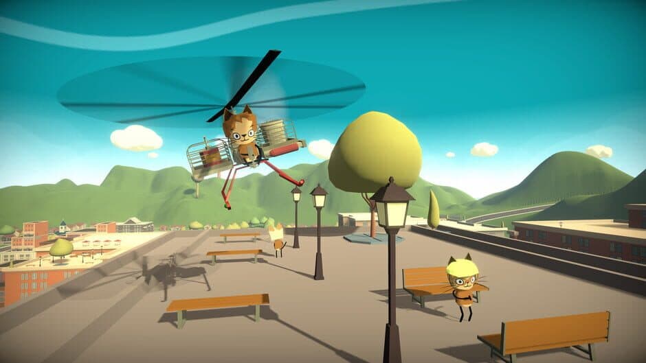 Скриншот 3 из Cats Fly Helicopters