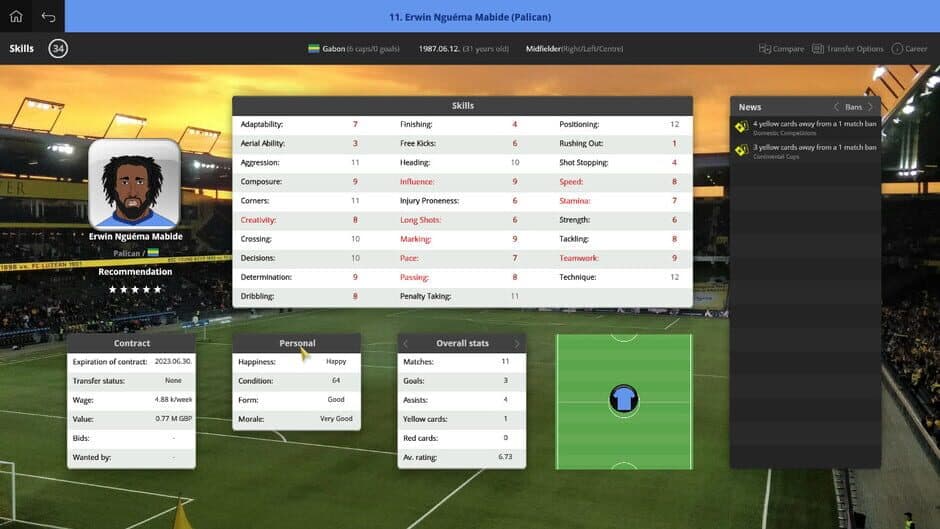 Скриншот 1 из Global Soccer Manager 2019