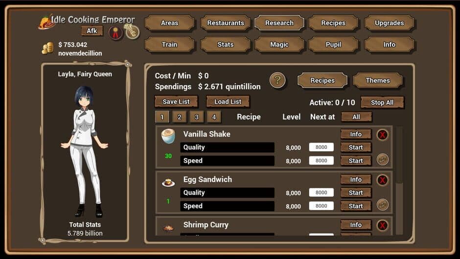 Скриншот 1 из Idle Cooking Emperor
