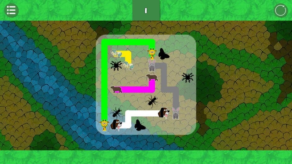 Скриншот 4 из Link the animals