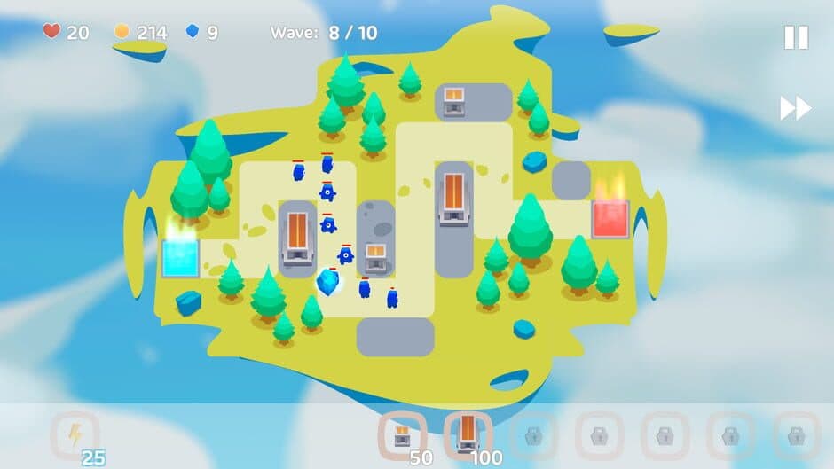 Скриншот 1 из Sky TD: Tower Defense Strategy Game