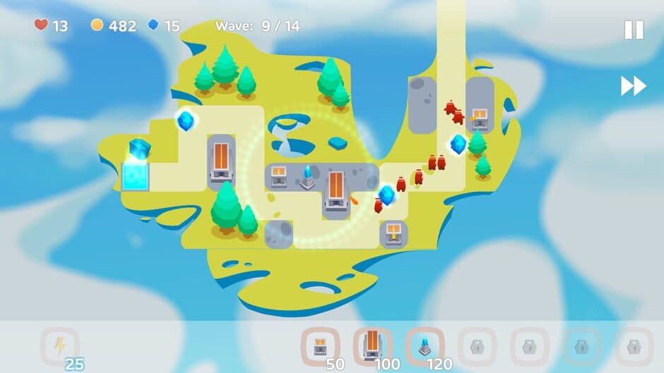 Скриншот 3 из Sky TD: Tower Defense Strategy Game